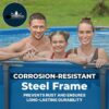 Bestway Steel Pro MAX 14’ x 42" Above Ground Pool, Round Metal Frame Outdoor Swimming Pool for Backyard, Blue, Pool ONLY Bestway Steel Pro MAX 14’ x 42" Above Ground Pool, Round Metal Frame Outdoor Swimming Pool for Backyard, Blue, Pool ONLY