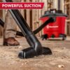 Vacmaster 12-Gallon 5.5 Peak HP Heavy-Duty Wet/Dry Vacuum - VJH1211PF 1101 Vacmaster 12-Gallon 5.5 Peak HP Heavy-Duty Wet/Dry Vacuum - VJH1211PF 1101