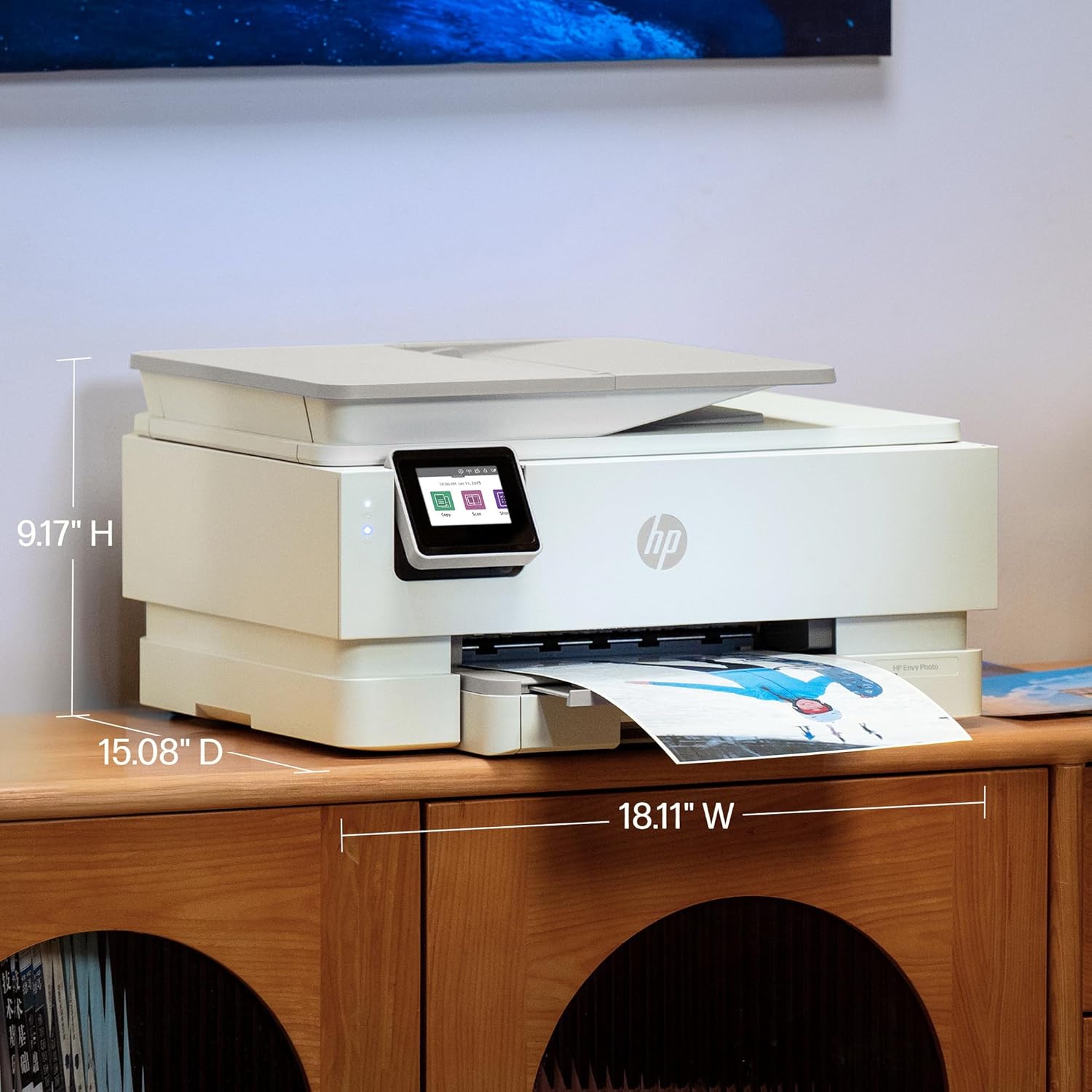 81UlZZS2NkL._AC_SL1500_.jpg HP Envy Photo 7975 Wireless Color Inkjet Photo Printer, Print, scan, Copy, Easy Setup, Mobile Printing, Best-for-Home, 3 Month Instant Ink Trial Included, AI-Enabled (B63K3A)
