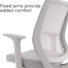 Staples Ergonomic Task Chair, Mesh, Gray