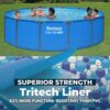 Bestway Steel Pro MAX 14’ x 42" Above Ground Pool, Round Metal Frame Outdoor Swimming Pool for Backyard, Blue, Pool ONLY Bestway Steel Pro MAX 14’ x 42" Above Ground Pool, Round Metal Frame Outdoor Swimming Pool for Backyard, Blue, Pool ONLY