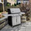 Weber Genesis S-315 Liquid Propane Gas Grill for Outdoor Cooking, Stainless Steel, 3 Burners – Stainless Steel Cooking Grates & PureBlu Burners