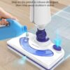 Professional Steam Mop Cleaner, 1300W Floor Steamer with Detergent Chamber, 25S Heat Up, Lightweight Steamer for Cleaning with 2 Washable Pads, Safe for Tiles, Upholstery, Carpet, Hardwood, Azure