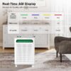 KNKA Air Purifier for Home Bedroom Large Room Up to 1,695 Ft² in 1 Hr, HEPA Sleep Mode Air Cleaner with Washable Pre-Filter, AHAM VERIFIDE, AQI Display, Pet Mode for Pets, Dust, Pollen, APH4000