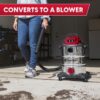 Vacmaster VOC812SF 1101 8-Gallon Premium Stainless Steel Wet/Dry Vacuum, Red Edition, 8 Gal