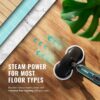 Pursteam New & Improved ScrubMaster Steam Mop with Dual Scrubbing LED Head