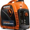 Generac 2,500-Watt Gas Powered Portable Inverter Generator - Lightweight and Compact Design - Produces Clean, Stable Power - Quiet Operation - Great for Home Backup, Camping, and RV Use
