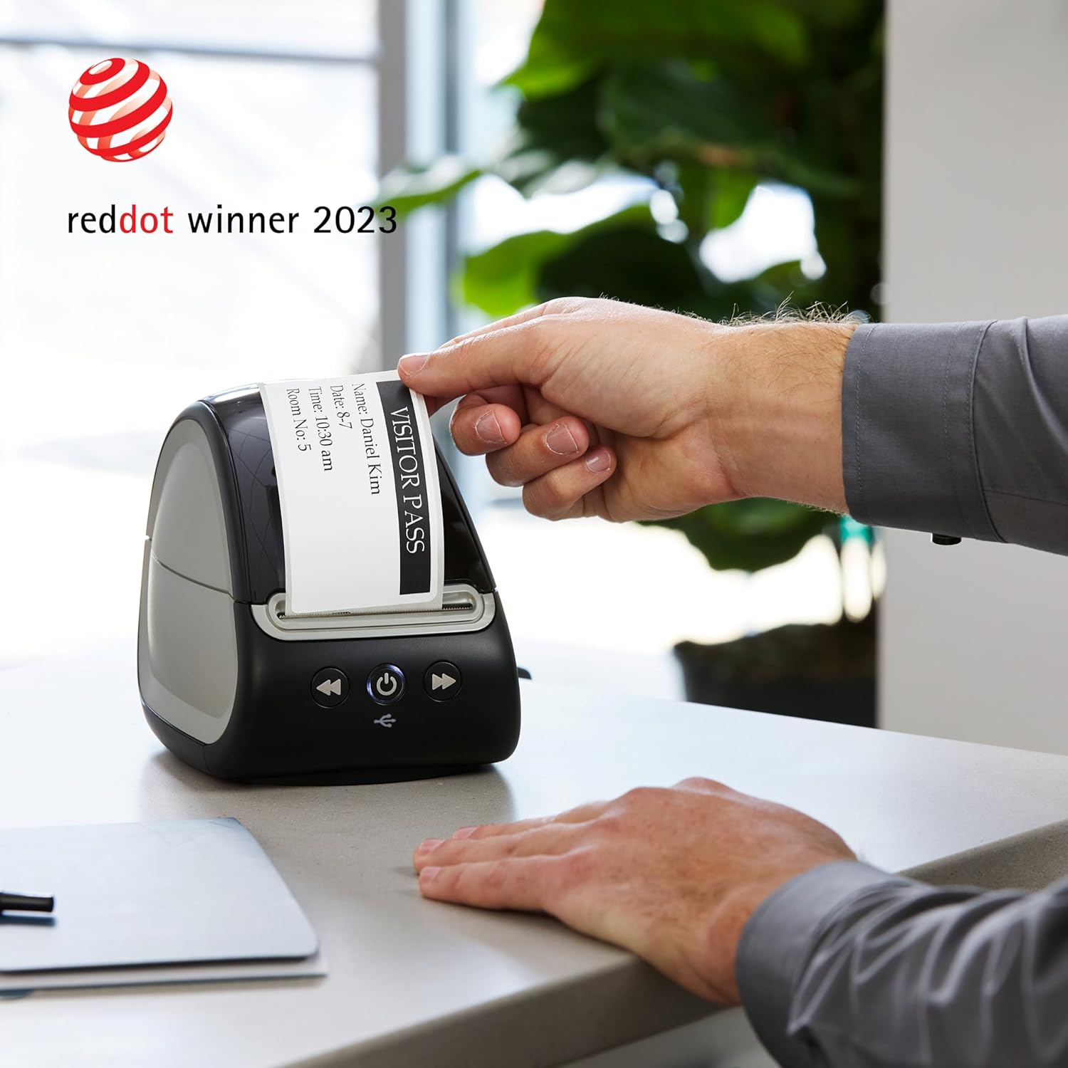 81iiADK6zuL._AC_SL1500_.jpg DYMO LabelWriter 550 Series Label Printer with Dymo-Branded Label Compatibility Automatic Recognition Low Waste Optimized Direct Thermal Printing and Plastic-Free Packaging