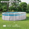 INTEX 26729MZ 16ft x 48in Prism Frame Clearview Above Ground Swimming Pool Set, Includes 1500 GPH Cartridge Filter Pump, SuperTough Puncture Resistant, Rust Resistant, 5061 Gallon Capacity INTEX 26729MZ 16ft x 48in Prism Frame Clearview Above Ground Swimming Pool Set, Includes 1500 GPH Cartridge Filter Pump, SuperTough Puncture Resistant, Rust Resistant, 5061 Gallon Capacity