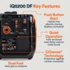 Generac 5,200-Watt Dual-Fuel Portable Inverter Generator - Gas and Propane Compatible - Quiet Operation - Clean, Stable Power - CA Compliant - Great for Home Backup, Camping, and RV Use