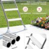 VEVOR Above Ground Pool Ladder, Stainless Steel A-Frame Swimming Pool Stairs for 49.2 in High Wall, 300 lbs Capacity Heavy Duty Entry/Exit Steps with Secure Non-Slip 3 Steps and Platform, Silver VEVOR Above Ground Pool Ladder, Stainless Steel A-Frame Swimming Pool Stairs for 49.2 in High Wall, 300 lbs Capacity Heavy Duty Entry/Exit Steps with Secure Non-Slip 3 Steps and Platform, Silver