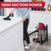 Vacmaster VOC812SF 1101 8-Gallon Premium Stainless Steel Wet/Dry Vacuum, Red Edition, 8 Gal