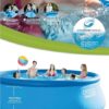 INTEX Easy Set Inflatable Swimming Pool Set: 15ft x 48in – with 1000 GPH Cartridge Filter Pump and Hydrotools Chlorine Dispenser – Easy Assembly