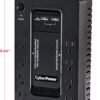 CyberPower ST625U Standby UPS Battery Backup and Surge Protector, 625VA/360W, 8 Outlets, 2 USB Charging Ports, Compact, UL Certified CyberPower ST625U Standby UPS Battery Backup and Surge Protector, 625VA/360W, 8 Outlets, 2 USB Charging Ports, Compact, UL Certified