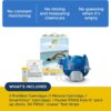 FROG @Ease Floating System for Swim Spas - Quick & Easy Self-Regulating Swim Spa Sanitizer - Swim Spa Maintenance System with Sanitizing Minerals & SmartChlor Technology