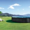 INTEX Ultra XTR 24 ft x 52 in Above Ground Pool Set, Round Swimming Pool with Steel Frame, 2100 GPH Sand Filter Pump, Ladder, Cover, & Ground Cloth