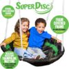 SuperDisc Swing Set with SuperDisc Swing. 5 User Capacity, Easy Assembly, Metal Frame Backyard Playground Set for Kids. with Padded Frame Legs for Safety. 148" L x 93" W x 74" H, by XDP Recreation SuperDisc Swing Set with SuperDisc Swing. 5 User Capacity, Easy Assembly, Metal Frame Backyard Playground Set for Kids. with Padded Frame Legs for Safety. 148" L x 93" W x 74" H, by XDP Recreation