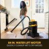 Vacmaster Professional 6 Gallon 4.5 Peak HP Wet/Dry Vacuum with Self-Cleaning Filter System - VDK611PF 0201