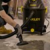 STANLEY 10 Gallon Wet Dry Vacuum, 6 Peak HP Poly Built-in Drain Shop Vac Blower with Powerful Suction, Multifunctional Shop Vacuum W/ 6 Horsepower Motor for Job Site, Garage, Basement, Van, Workshop STANLEY 10 Gallon Wet Dry Vacuum, 6 Peak HP Poly Built-in Drain Shop Vac Blower with Powerful Suction, Multifunctional Shop Vacuum W/ 6 Horsepower Motor for Job Site, Garage, Basement, Van, Workshop