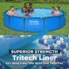 Bestway Steel Pro MAX 12’ x 30" Above Ground Pool, Round Metal Frame Outdoor Swimming Pool for Backyard, Blue, Pool ONLY Bestway Steel Pro MAX 12’ x 30" Above Ground Pool, Round Metal Frame Outdoor Swimming Pool for Backyard, Blue, Pool ONLY
