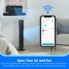 Midea 42-Inch Tower Fan Smart WiFi Enabled with 12 Speed Settings, Remote, Grey, MSFZ42W6WB Midea 42-Inch Tower Fan Smart WiFi Enabled with 12 Speed Settings, Remote, Grey, MSFZ42W6WB