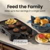 Chefman All-Purpose 10" x 16" Nonstick Griddle, Black