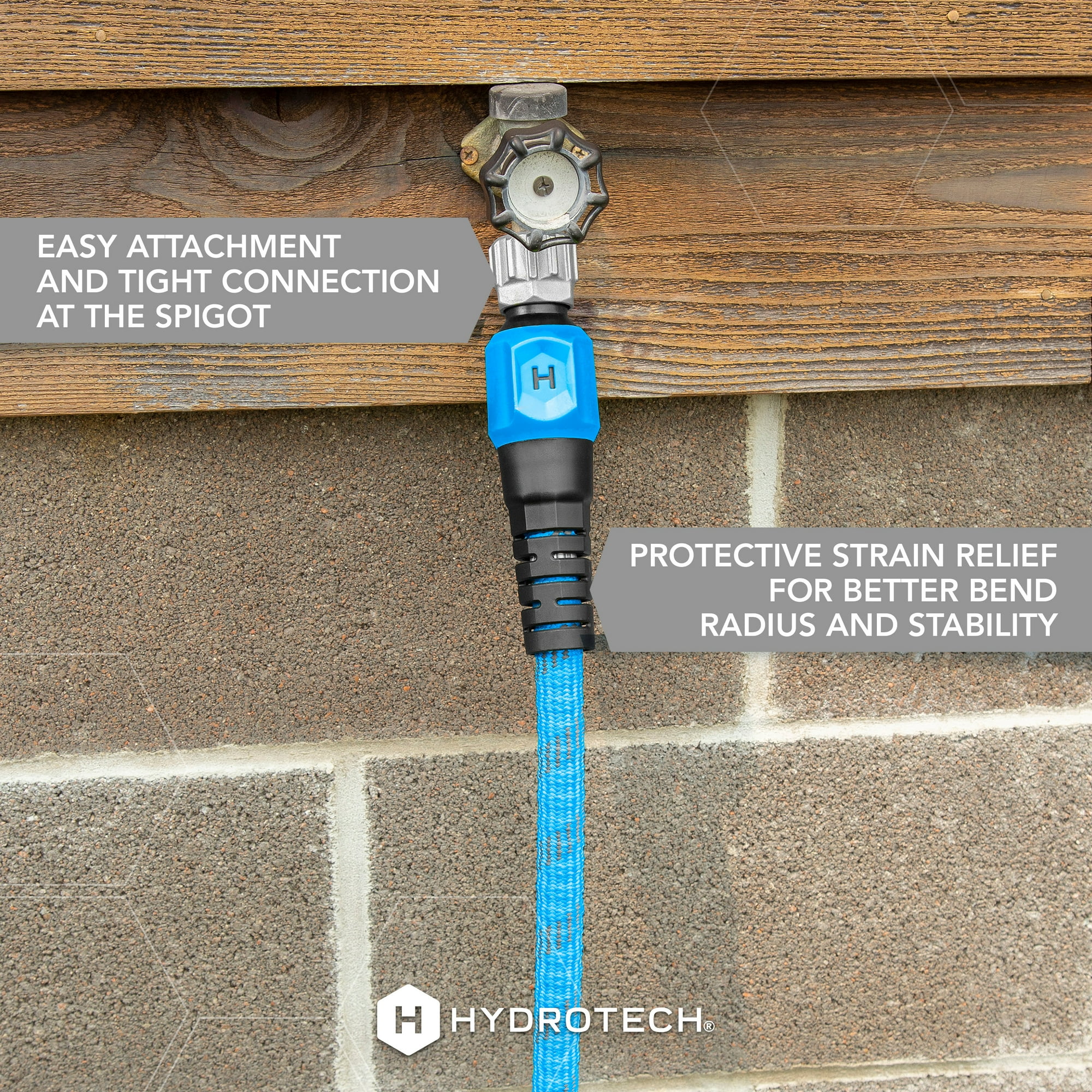 8c574da9-14b5-4806-86d5-1a090cbdc156.ccd0a27b7ff774dd82189b8d4210bbb0.jpeg HydroTech Pro Series 3/4" x 25ft Expandable Garden Hose - Kink-Free, 2x Flow, Lightweight