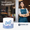 Scott Professional Standard Roll Toilet Paper, Bulk (48040), 2-Ply, Elevated Design, White, Individually Wrapped (40 Rolls of 550 Sheets, 22,000 Sheet Total)