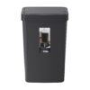 Mainstays Kitchen Automatic Trash Can, 13.2 Gallon Plastic Motion Sensor Garbage Bin, Black