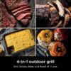 Ninja Woodfire Outdoor Grill & Smoker, 4-in-1 Functionality, Grill, Smoke, Bake, Roast, Authentic Woodfire Flavors, Electric Heat, OG301 Ninja Woodfire Outdoor Grill & Smoker, 4-in-1 Functionality, Grill, Smoke, Bake, Roast, Authentic Woodfire Flavors, Electric Heat, OG301