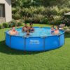 Bestway Steel Pro MAX 12’ x 30" Above Ground Pool, Round Metal Frame Outdoor Swimming Pool for Backyard, Blue, Pool ONLY Bestway Steel Pro MAX 12’ x 30" Above Ground Pool, Round Metal Frame Outdoor Swimming Pool for Backyard, Blue, Pool ONLY