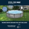 Bestway Steel Pro MAX 10' x 30" Above Ground Pool, Round Metal Frame Outdoor Swimming Pool Set with Filter Pump, Stacked Stone Print Bestway Steel Pro MAX 10' x 30" Above Ground Pool, Round Metal Frame Outdoor Swimming Pool Set with Filter Pump, Stacked Stone Print
