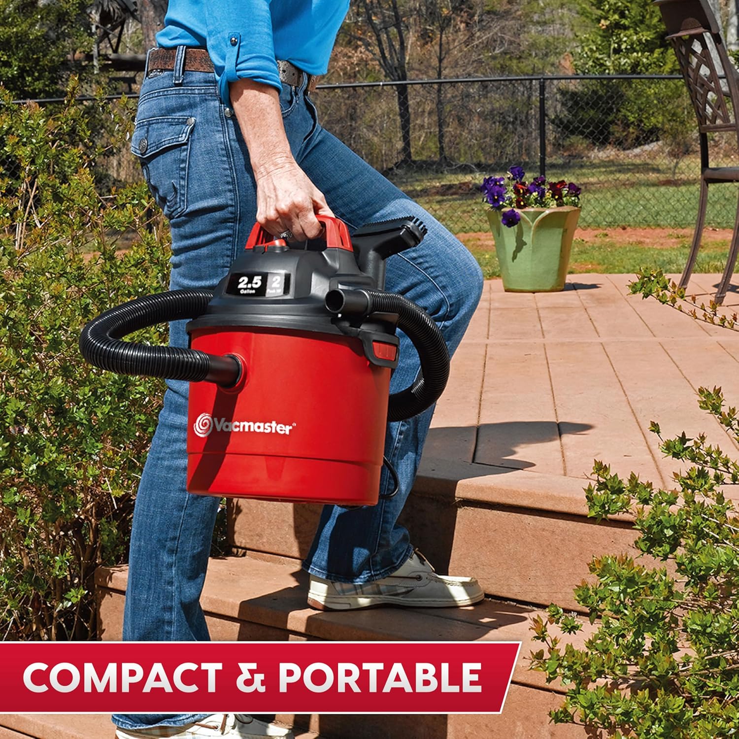 Vacmaster 2.5-Gallon* 2 Peak HP Wall Mountable Wet/Dry Vacuum – VOM205P 1101 Vacmaster 2.5-Gallon* 2 Peak HP Wall Mountable Wet/Dry Vacuum – VOM205P 1101 - Image 3