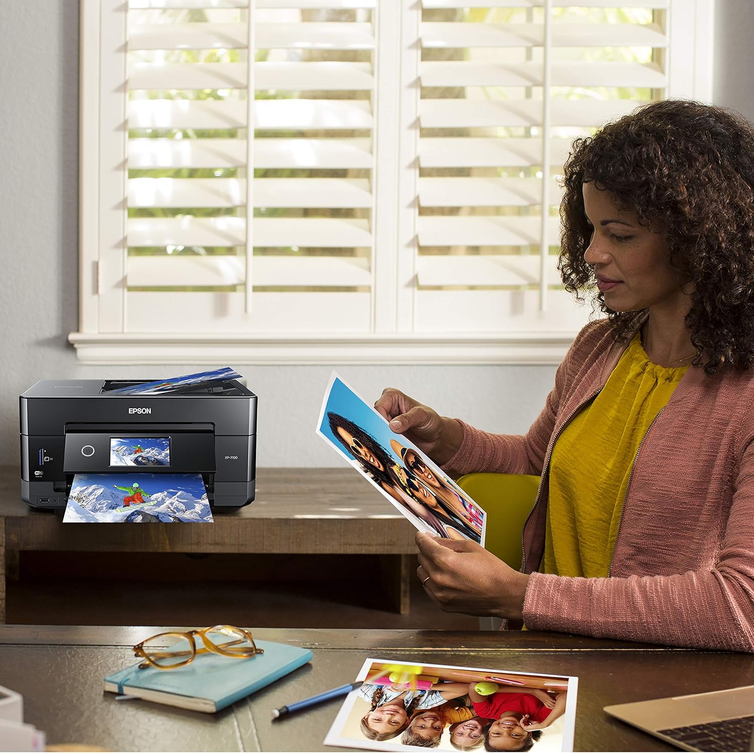 91Q4G01kLoL._AC_SL1500_.jpg Epson Expression Premium XP-7100 Wireless All-in-One Duplex Color Photo Printer, Scanner and Copier for Computer and Mobile Printing, USB Connect, Compact, Black