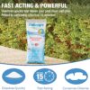 Doheny's Chlorine-Free Oxidizing Shock | Fast-Dissolving | Removes Chloramines & Boosts Free Chlorine | Safe to Swim 15 Minutes After Application | 24 x 1lb Bags (24lb Total)