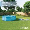 INTEX 28206EP 10Ft X 30In Beachside Metal Frame Above Ground Swimming Pool, Pool Only (Pump Not Included) INTEX 28206EP 10Ft X 30In Beachside Metal Frame Above Ground Swimming Pool, Pool Only (Pump Not Included)