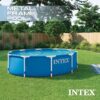 Intex 28200EH 10 Foot x 30 Inch 4 Person Outdoor Metal Frame Above Ground Round Swimming Pool with Easy Set-Up (Pump Not Included) Intex 28200EH 10 Foot x 30 Inch 4 Person Outdoor Metal Frame Above Ground Round Swimming Pool with Easy Set-Up (Pump Not Included)