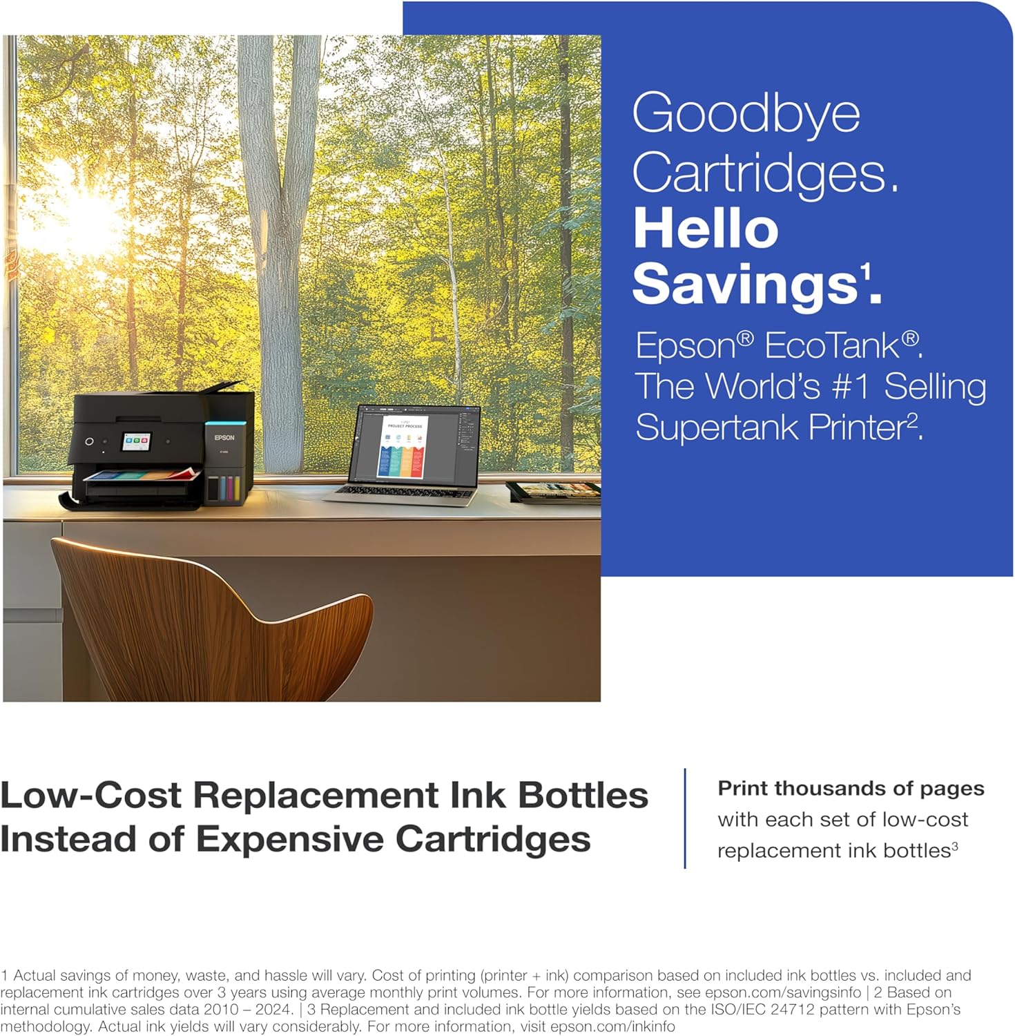 91zVoiJbPvL._AC_SL1500_.jpg Epson EcoTank ET-4950 Wireless All-in-One Color Supertank Printer with up to 3 Years of Ink Refillable Tanks, Perfect for Home, 18 PPM, 2.4" Colorful Touchscreen, Auto Document Feeder - Black