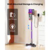 Hosaud Cordless Stick Vacuum Cleaner 45KPA Strong Suction 50Mins Lightweight for Pet Hair Home Hard Floor