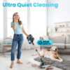 INSE Cordless Vacuum Cleaners, 6-in-1 Lightweight Stick Vacuum for Hardwood Floor Carpet Pet Hair, V770