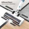 Lazyswan Cordless Vacuum, 250W 28KPa Stick Vacuums for Pet Hair/Carpet, 45 Min Runtime, LED Touch Screen, 1.2L Dust Cup, Lightweight