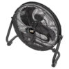 Caterpillar® Fan 20" High-Velocity 4-Speed Shroud Metal Floor Fan, 5200 CFM, Black