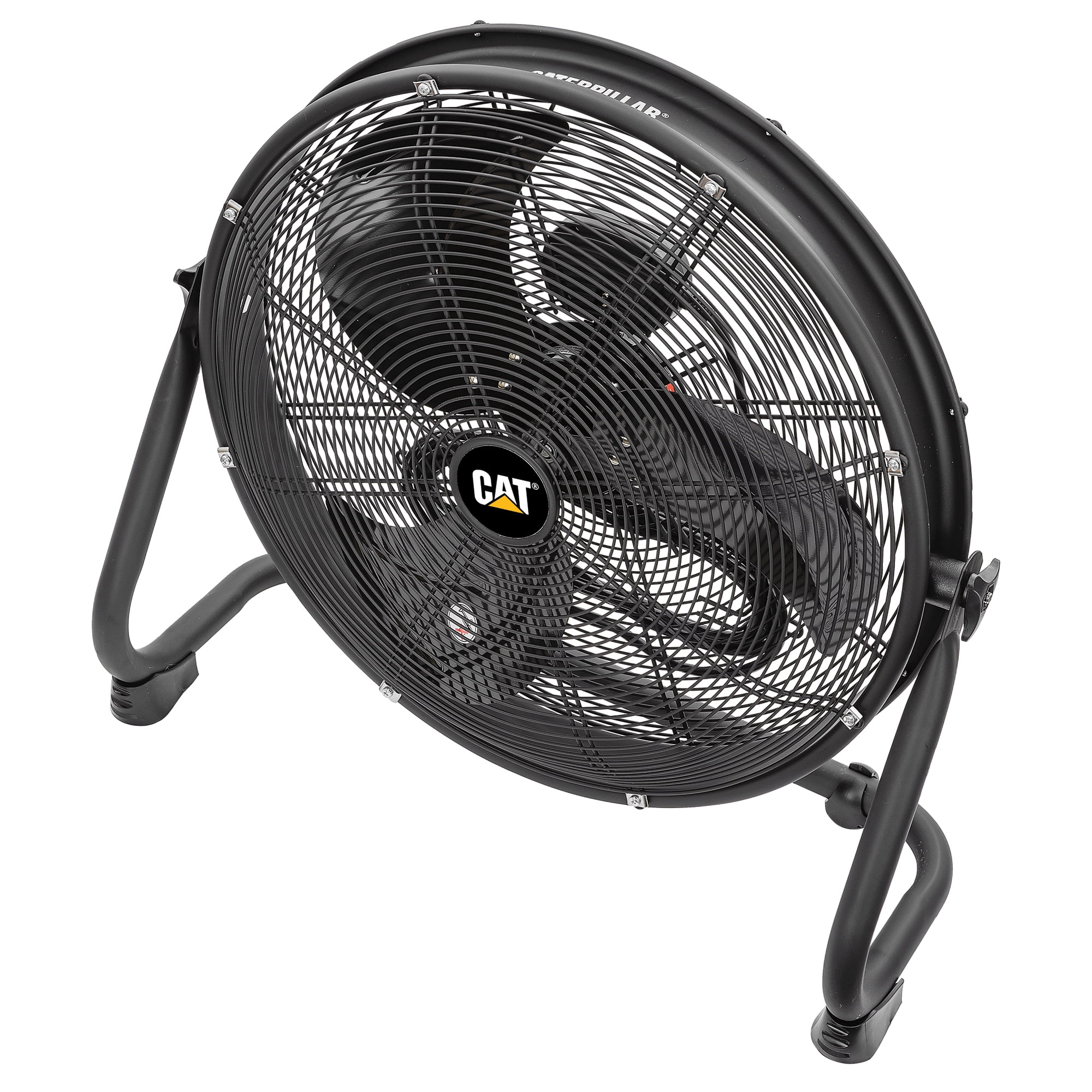 99483a6c-67c8-452f-96f8-afd05f847e3a.77d01d51650442823c69e4ed43addc14.jpeg Caterpillar® Fan 20" High-Velocity 4-Speed Shroud Metal Floor Fan, 5200 CFM, Black