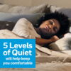 Honeywell QuietSet 9" Oscillating Table Fan, 5 Speeds, White, Small Room Fan with Quiet Operation