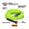 Flexzilla® Pressure Washer Hose, 5/16" x 25', 3100 PSI, M22 Fittings, Flexible Hybrid Polymer, ZillaGreen®