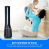 Midea 41-Inch Bladeless Tower Fan & HEPA Purifier, Smart WIFI Enabled, Remote, Blue, AMS150-PBW Midea 41-Inch Bladeless Tower Fan & HEPA Purifier, Smart WIFI Enabled, Remote, Blue, AMS150-PBW