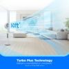 Midea Adjustable Pedestal Fan, 12 Speed, Auto Oscillation, Dust Filter, Smart, Remote, 33.9-44.1", White Midea Adjustable Pedestal Fan, 12 Speed, Auto Oscillation, Dust Filter, Smart, Remote, 33.9-44.1", White