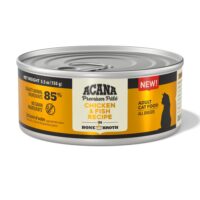ACANA Chicken + Fish Recipe in Bone Broth Wet Cat Food, 5.5 oz., Case of 12