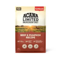 ACANA Grain Free, Singles Limited Ingredient, High Protein, Beef & Pumpkin Dry Dog Food, 13 lbs.