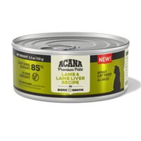 ACANA Lamb + Lamb Liver in Bone Broth Wet Cat Food, 5.5 oz., Case of 12